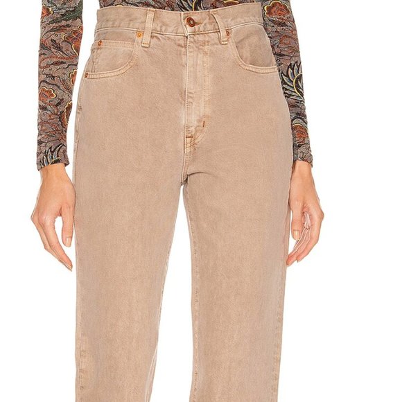 SLVRLAKE London Crop Jean in Desert Taupe - Picture 2 of 4